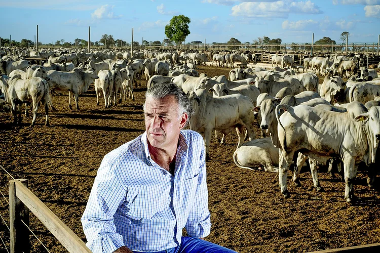 Alexandre Negrão na fazenda Conforto: ele nunca mais pisou numa farmácia depois que vendeu seu laboratório (Alexandre Battibugli/Exame)