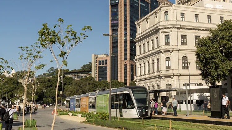 Vista do Porto Maravilha: plataforma conectada criada por parceria entre a Prefeitura do Rio de Janeiro e a Cisco transformou o bairro em exemplo para outras cidades do mundo  (Divulgação)