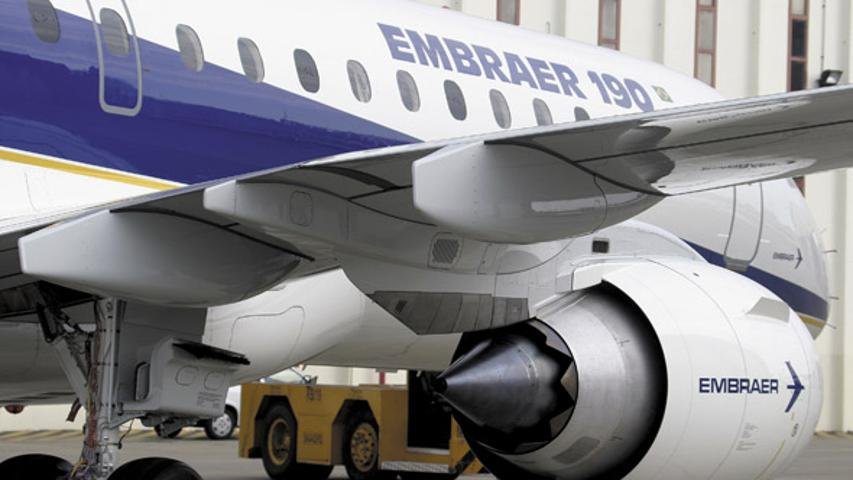 Embraer é destaque entre as altas