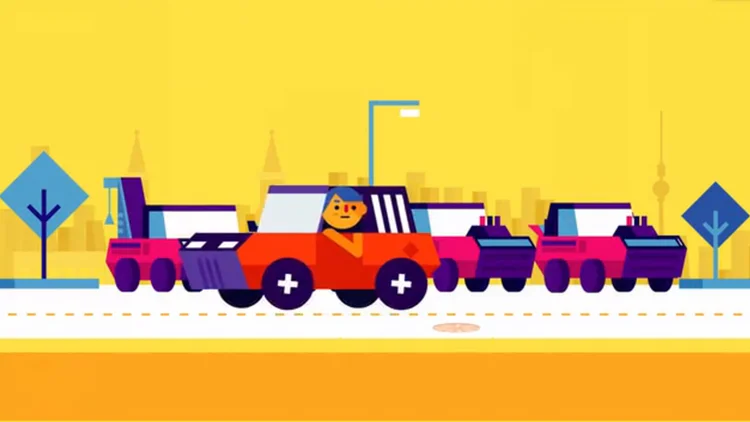 Smart Parking: tecnologia de estacionamento fácil promete acabar com o tempo perdido no trânsito procurando vagas (Backer Design & Motion/Estúdio ABC)
