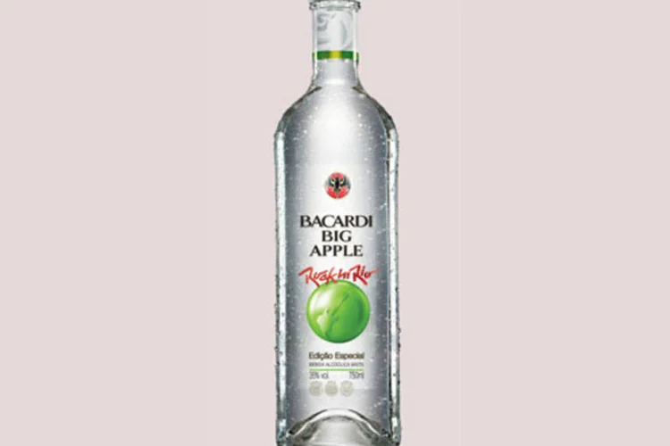 Edição espacial do Bacardí Big Apple lançado para comemorar o festival de música Rock in Rio (Divulgação)