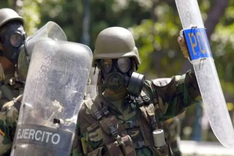 
	Soldados na Venezuela: o pa&iacute;s sul-americano est&aacute; infestado de armas e tem a segunda maior taxa de homic&iacute;dios do mundo
 (Getty Images)