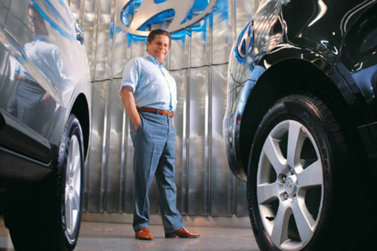 Carlos Alberto de Oliveira Andrade, presidente do Grupo Caoa, dono da rede de concessionárias da Hyundai (Lia Lubambo/EXAME/Exame)