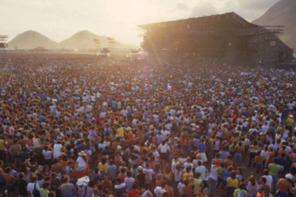 A primeira edição do Rock in Rio aconteceu no Rio de Janeiro em 1985 (Arquivo/JORGE ROSENBERG)