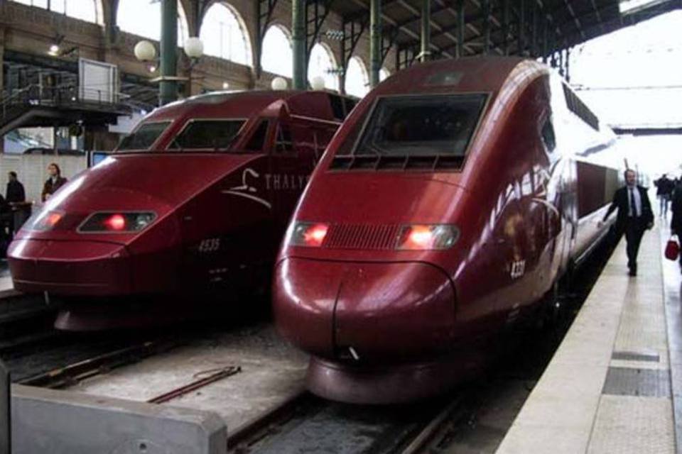 Governo francês instalará controle de acesso a trens Thalys