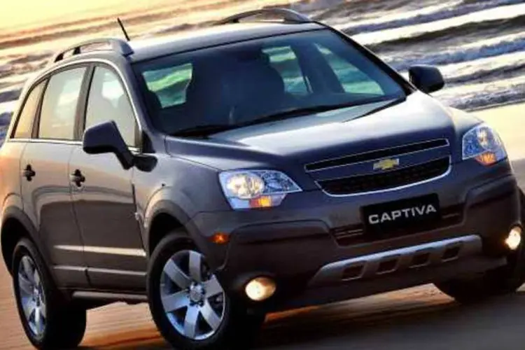 
	Chevrolet Captiva: nas vers&otilde;es mais caras, a nova Captiva ter&aacute; destravamento das portas e partida do motor sem chave
 (Fábio González/Divulgação)