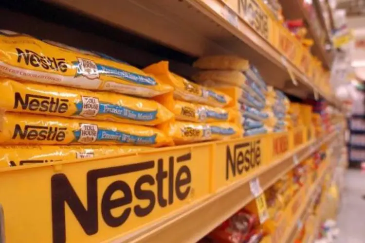 As ações da Nestlé fecharam na quinta-feira a 57,20 francos suíços (US$ 62,8) (Getty Images)