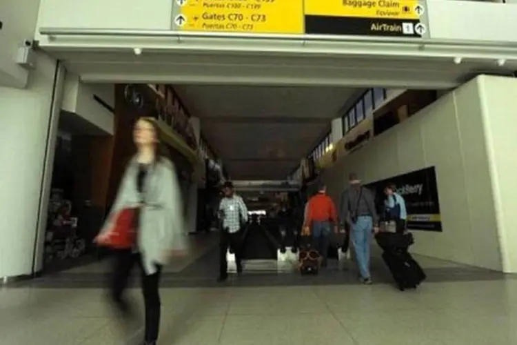 
	Aeroporto em Washington: a amea&ccedil;a obrigou o governo americano a pedir que as companhias a&eacute;reas reforcem seus controles de seguran&ccedil;a
 (AFP/Michael Loccisano)