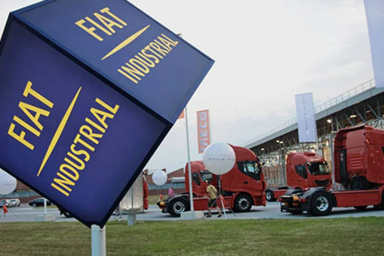 
	Caminh&otilde;es estacionados na Fiat Industrial SpA: Chiara trabalhou mais recentemente como diretor financeiro da Fiat Automobiles Latin America (Michele DOttavio/Bloomberg)