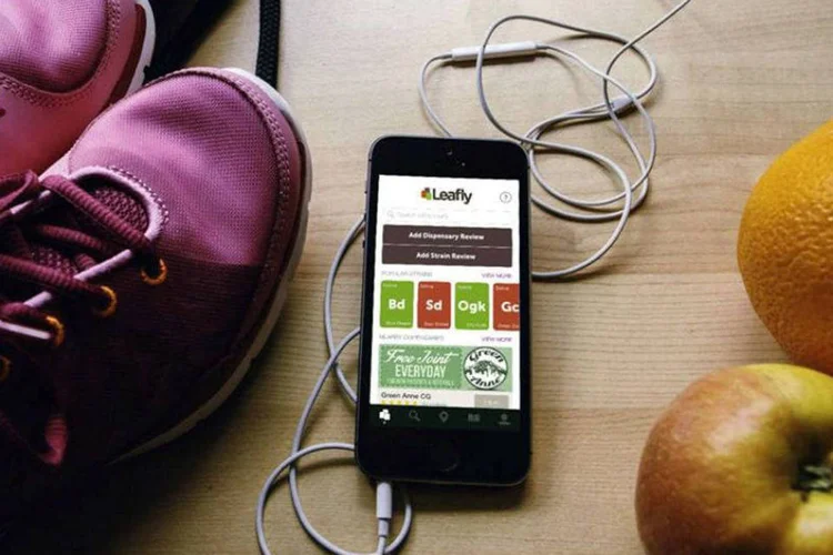 
	Leafly: vers&otilde;es para Android e iOS do app contabilizam 1,6 milh&atilde;o de downloads
 (Leafly/Facebook)