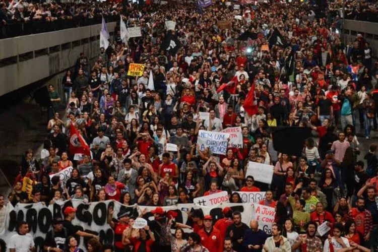 Ato contra Michel Temer na Av. Paulista em São Paulo - 4/9/16 (Agência Brasil)