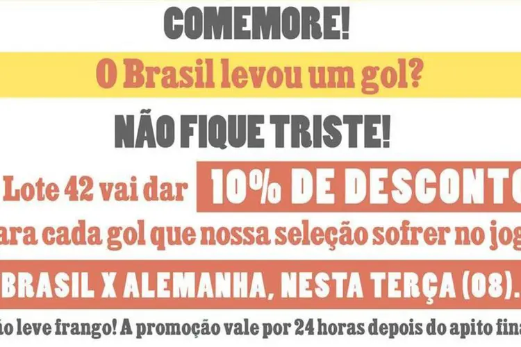 Anúncio da Lote42 (Divulgação/Facebook/Lote42)