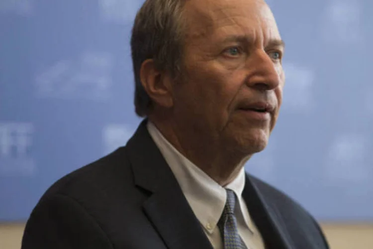 Lawrence Summers: o jornal japonês Nikkei disse que Obama teria escolhido o ex-secretário do Tesouro dos EUA como o próximo presidente do conselho do banco  (Jerome Favre/Bloomberg)