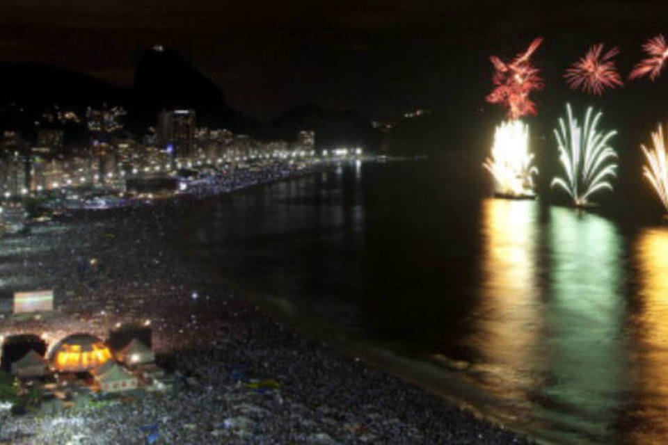 Prefeitura do Rio espera 2 milhões na virada em Copacabana