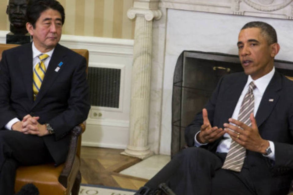 Abe e Obama defendem resposta em relação à Coreia do Norte