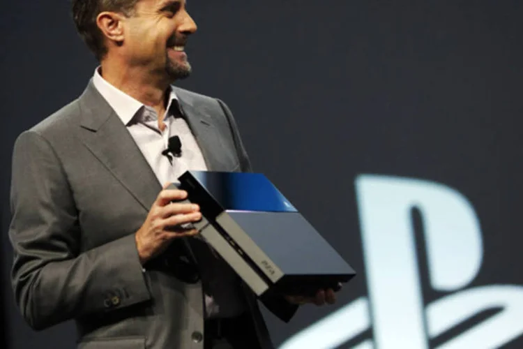 Apresentação do novo PlayStation: Iene enfraquecido frustrou a estratégia de lançamento da Sony (Patrick T. Fallon/Bloomberg)
