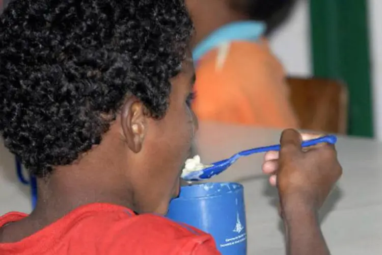 Merenda: devido aos desvios, crianças tinham refeições menores e até suprimidas ao longo do dia escolar (Antônio Cruz/ABr/Agência Brasil)