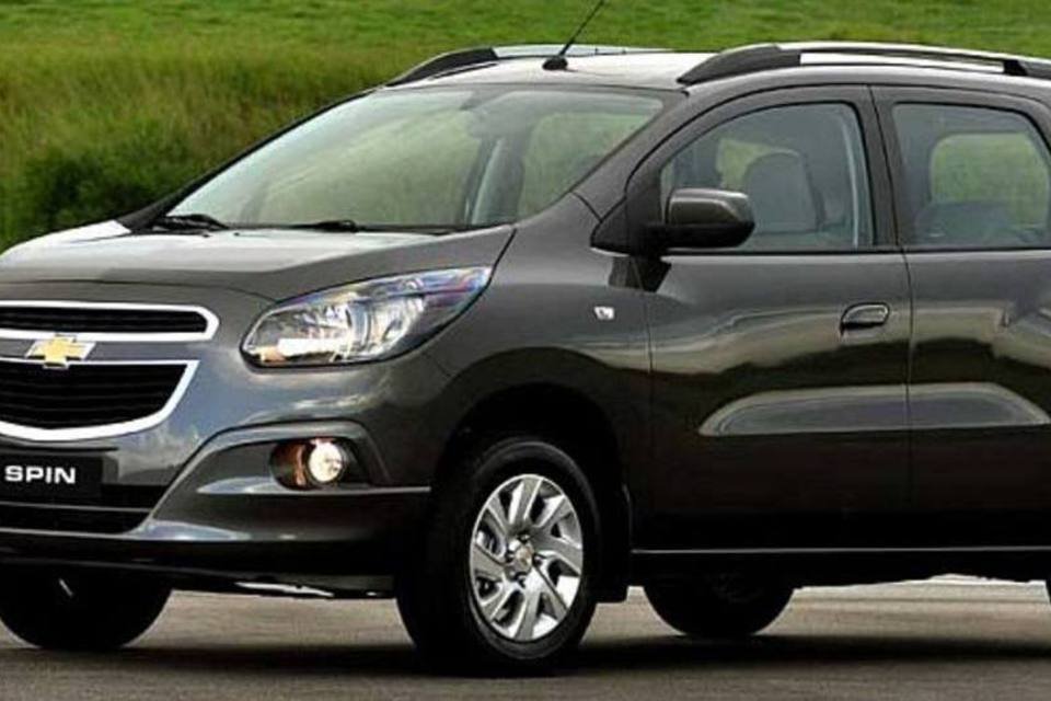 Chevrolet lança minivan Spin no Brasil