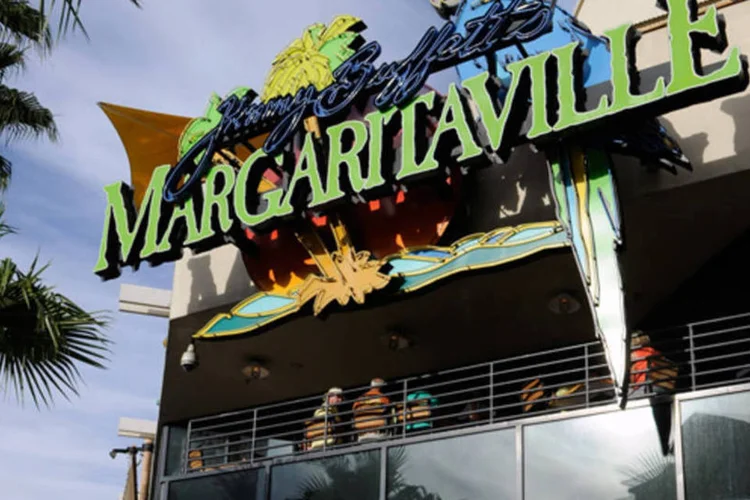 Vista externa de um restaurante Margaritaville em Las Vegas, em Nevada (Ethan Miller/Getty Images for Flamingo Las Vegas)