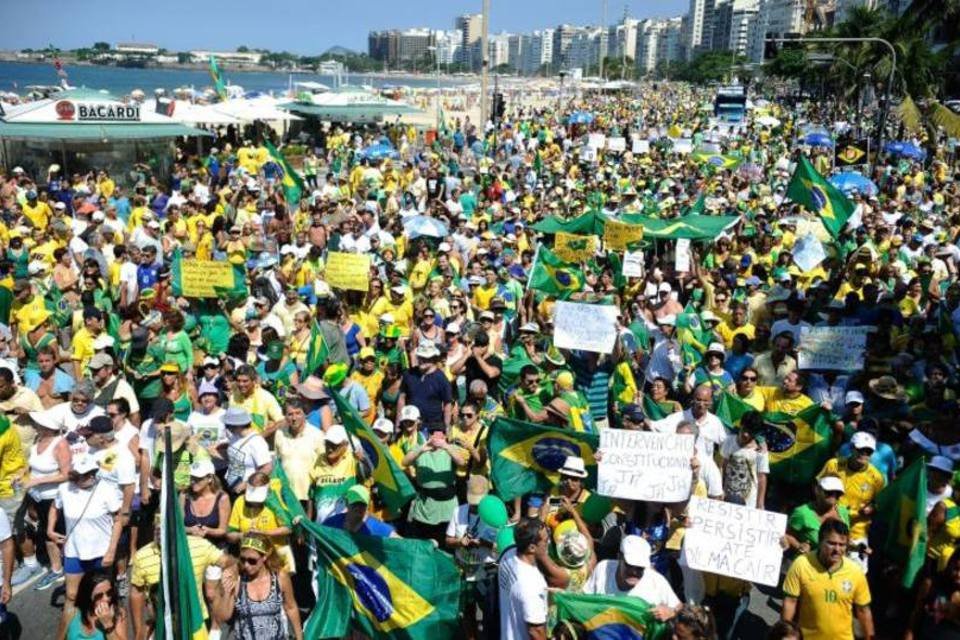 Protestos reúnem 140 mil em 15 Estados e no Distrito Federal