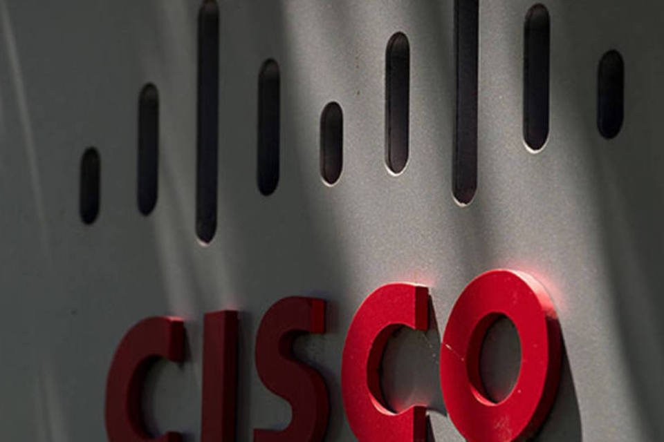 Logo da Cisco na Califórnia (David Paul Morris/Bloomberg)