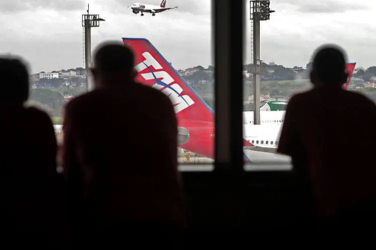 
	Aeroporto de CUmbica: a Swissport considera que a paralisa&ccedil;&atilde;o &eacute; ilegal
 (Dado Galdieri/Bloomberg)