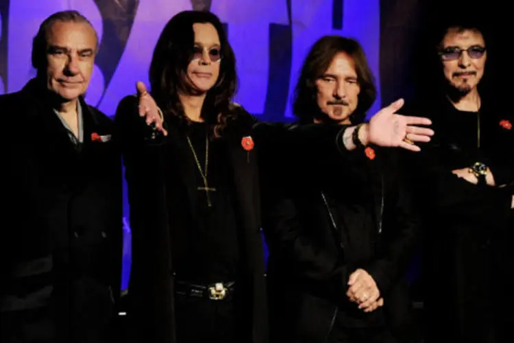 
	Banda Black Sabbath: grupo seguiu rigorosamente o set list de suas apresenta&ccedil;&otilde;es da turn&ecirc; Reunion, com algumas m&uacute;sicas do disco mais recente
 (Kevin Winter/Getty Images)