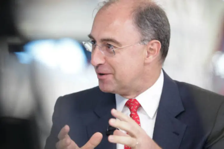 Xavier Rolet, presidente-executivo da London Stock Exchange Group: ele é o mais cotado para a sucessão na Nsdaq, que também avalia uma fusão com a bolsa londrina (Simon Dawson/Bloomberg)