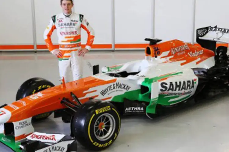 Force India apresenta seu novo carro, o VJMM06: o modelo não é muito diferente do anterior (Divulgação/Force India)