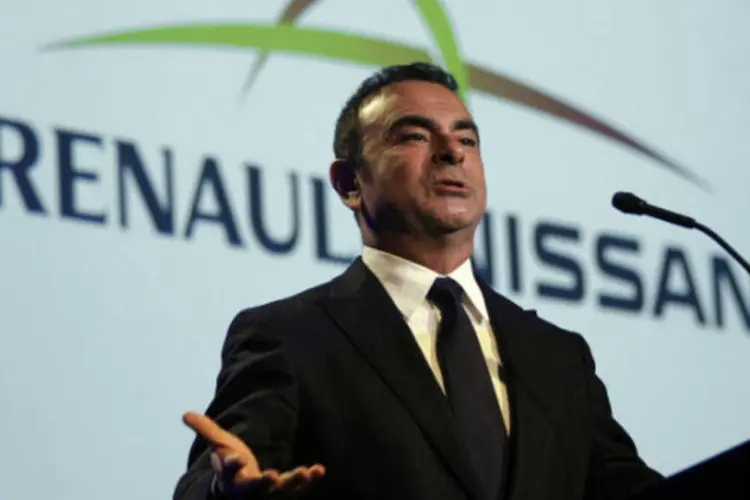 
	Carlos Ghosn: o pedido para a sa&iacute;da do CEO da Renault foi feito pelo secret&aacute;rio-geral da CFDT, Laurent Berger, em um programa da emissora de r&aacute;dio parisiense RTL
 (Bill Pugliano)