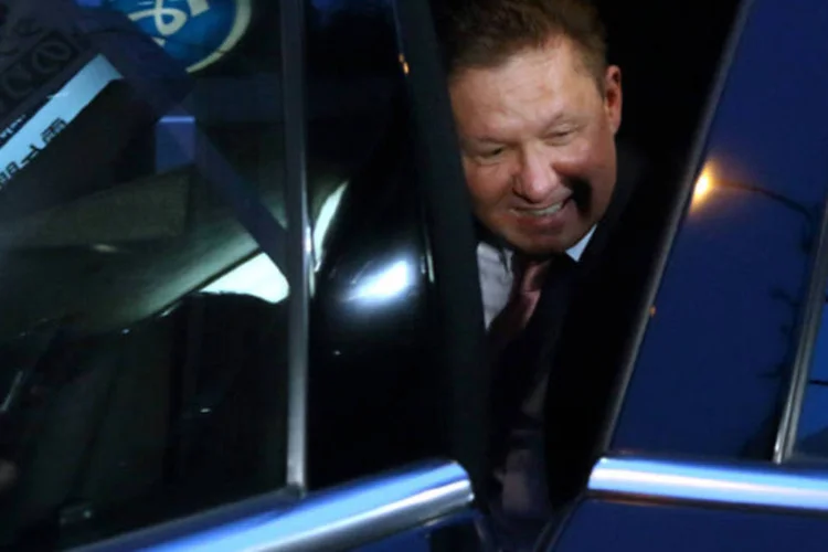 Alexei Miller, CEO da Gazprom: executivo deverá ter um tablet de 3,7 milhões de dólares (Tomohiro Ohsumi/Bloomberg)