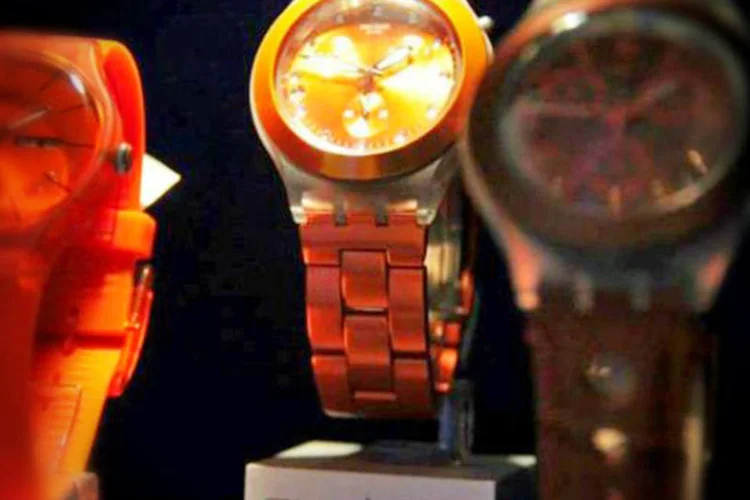 
	Rel&oacute;gios Swatch: a empresa vai competir com Samsung, LG, Motorola, Sony e Apple
 (Swatch/Facebook)