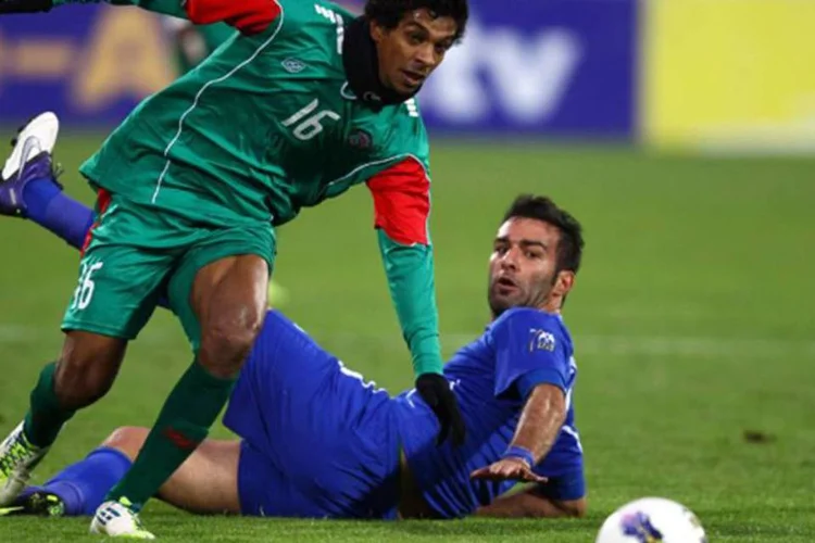 Irã diz que a comemoração do atacante Yousef Al-Salem foi "totalmente politizada" (Gallo/Getty Images)