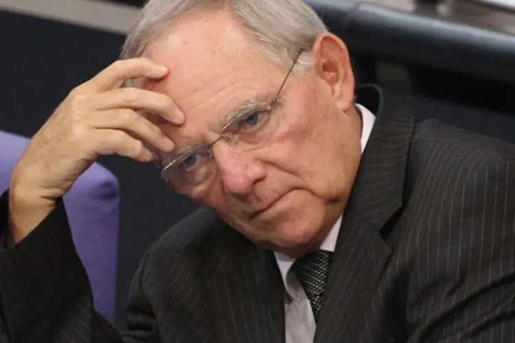 
	Ministro das Finan&ccedil;as da Alemanha, Wolfgang Schaeuble
 (Sean Gallup/Getty Images)