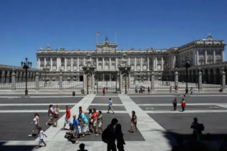 
	Pal&aacute;cio Real em Madrid:&nbsp;turismo vivenciou um aumento de 5% no conjunto da UE neste per&iacute;odo
 (Getty Images)