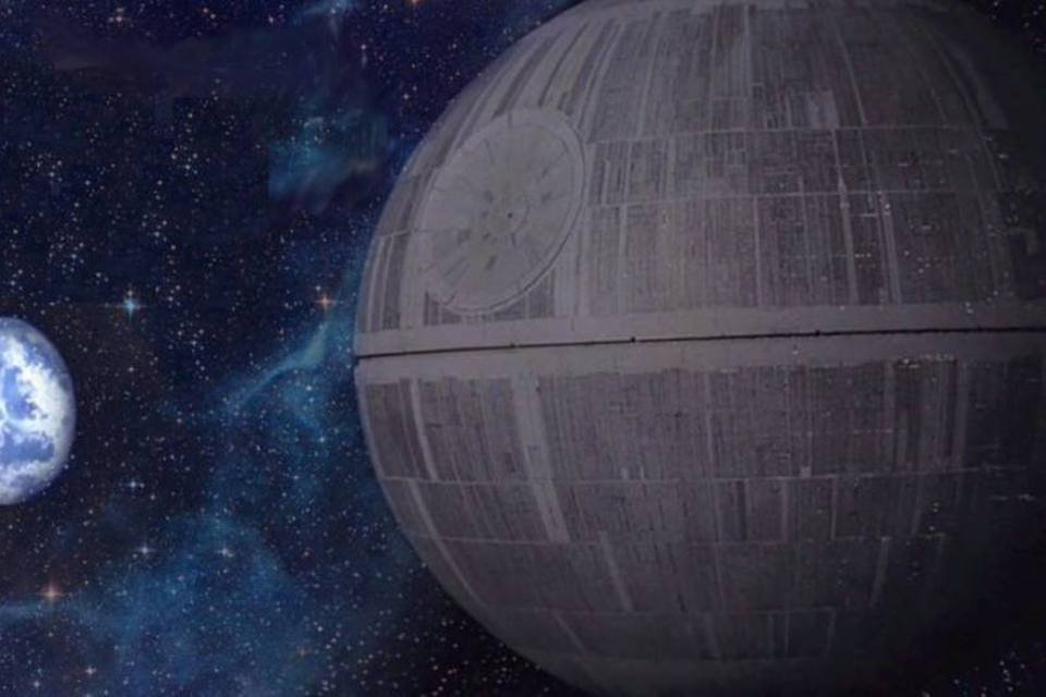 
	Estrela da Morte: a principal arma de Darth Vader em Star Wars tinha um canh&atilde;o de laser
 (Facebook/Star Wars)