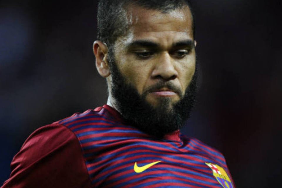 
	O jogador do Barcelona, Daniel Alves: o&nbsp;respons&aacute;vel pelo ato racista n&atilde;o teve o nome revelado
 (David Ramos/Getty Images)