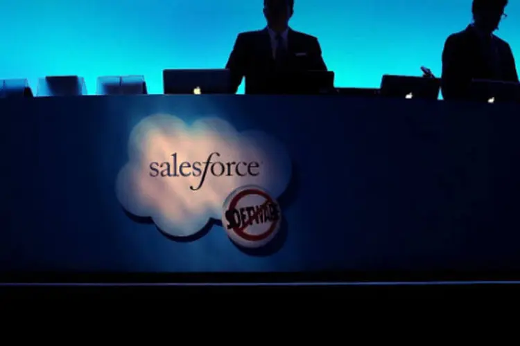 
	Salesforce: ambas Microsoft e Salesforce se recusaram a comentar
 (Justin Sullivan//Getty Images)