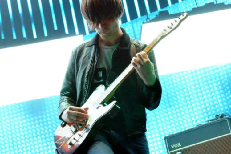 
	Jonny Greenwood: o guitarrista chegou ao Brasil h&aacute; um m&ecirc;s e outros integrantes da banda s&atilde;o esperados nos pr&oacute;ximos dias
 (Jim Dyson/Getty Images)
