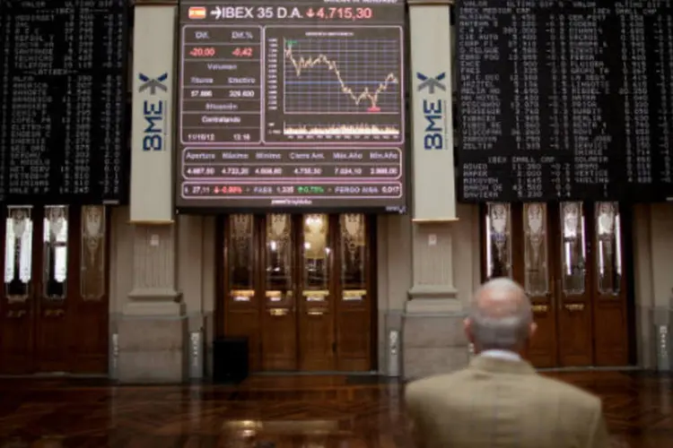 
	O principal indicador da Bolsa de Valores de Madri, o Ibex-35, abriu nesta segunda-feira em alta de 0,76%, aos 8.132 pontos
 (Pablo Blazquez Dominguez/Getty Images)