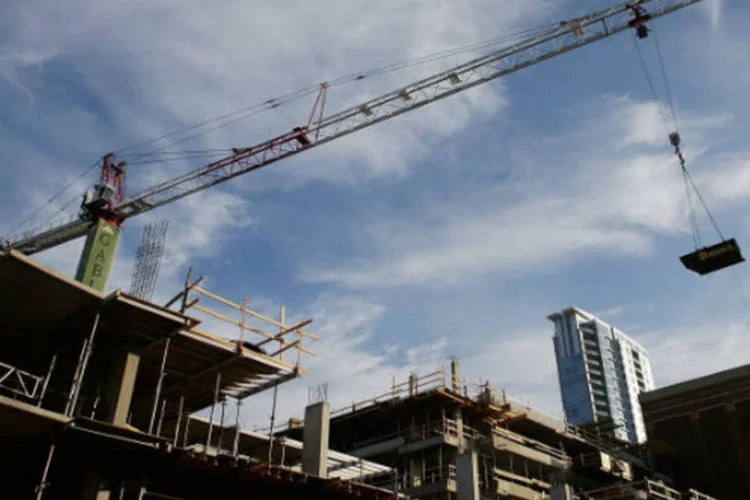 
	Pr&eacute;dio em constru&ccedil;&atilde;o nos Estados Unidos: in&iacute;cio de constru&ccedil;&otilde;es de novas moradias avan&ccedil;ou 7,0 por cento em mar&ccedil;o
 (Scott Halleran/Getty Images)