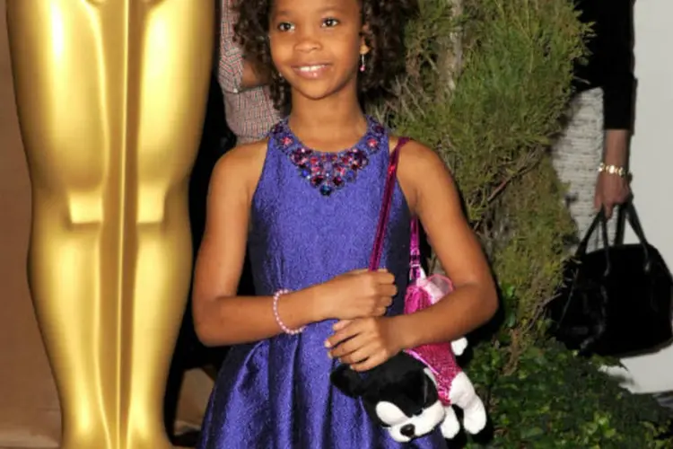 
	Quvenzhan&eacute; Wallis: atriz &eacute; o alicerce essencial para que o filme funcione, tornando-se um consistente e por vezes aterrador mergulho num universo selvagem do sul dos EUA
 (Kevin Winter/Getty Images)