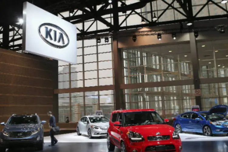 
	Kia Motors: a montadora n&atilde;o alterar&aacute; imediatamente os incentivos ou os pre&ccedil;os nos Estados Unidos, embora os concorrentes japoneses estejam concedendo ofertas aos clientes
 (Scott Olson/Getty Images)