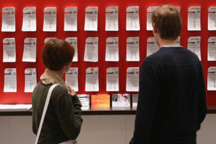 Taxa de desemprego alemã recuou para 5,6% em maio, de 5,8% em abril (Sean Gallup / Getty Images/Getty Images)