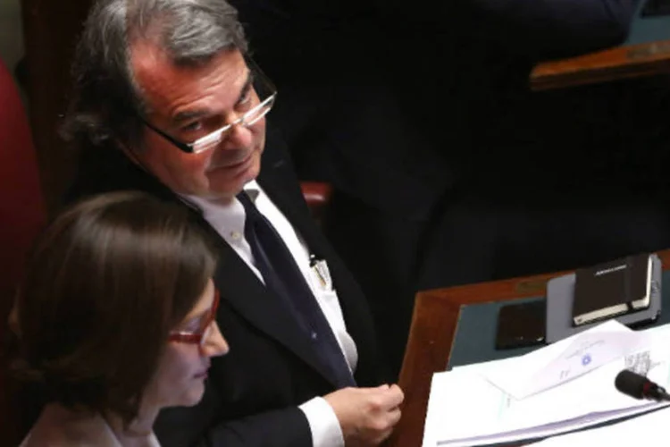 Renato Brunetta, líder do partido do ex-premiê Silvio Berlusconi na Câmara (Franco Origlia/Getty Images)