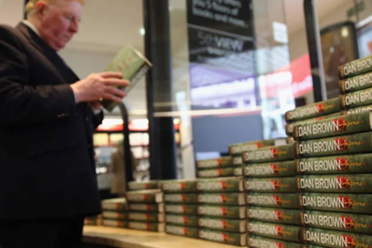 Novo romance "Inferno" de Dan Brown em uma livraria em Londres, na Inglaterra (Dan Kitwood/Getty Images)