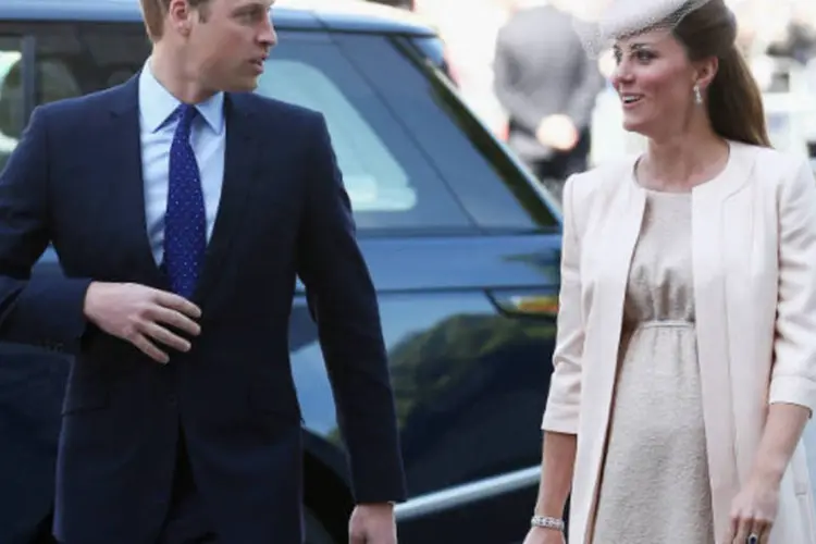 
	Fam&iacute;lia real brit&acirc;nica: pr&iacute;ncipe Willian e a duquesa de Cambridge, Kate Middleton
 (Dan Kitwood/Getty Images)