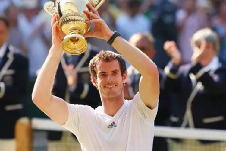 O escocês Andy Murray, que derrotou o sérvio Novak Djokovic por 3 sets a 0 na final (Julian Finney/Getty Images)