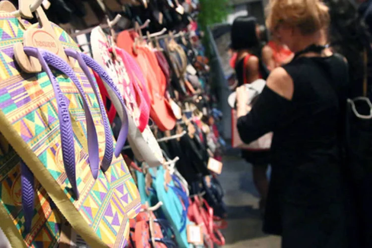 Chinelos Havaianas, da Alpagartas (Astrid Stawiarz/Getty Images for Marie Claire/Getty Images)