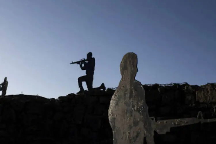 
	Monumento de soldados na fronteira entre Israel e S&iacute;ria : &quot;sempre soubemos que o chefe da Intelig&ecirc;ncia turca fornecia informa&ccedil;&atilde;o aos iranianos&quot;, disse alto comandante israelense
 (Getty Images)